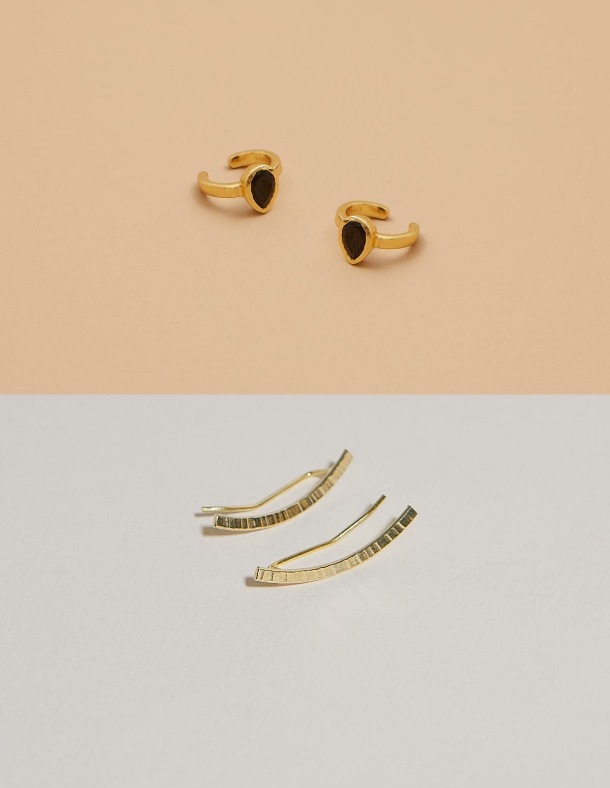 Morocco Climbers & Onyx Cuff Set