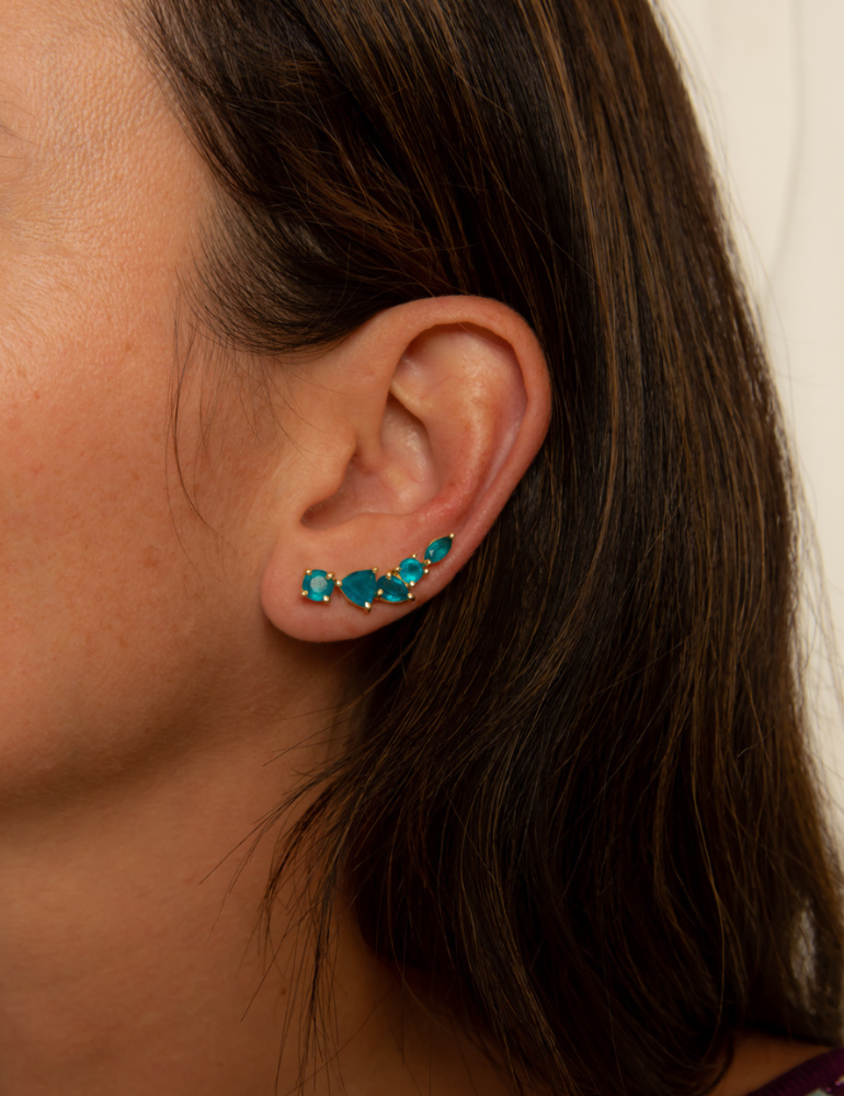 Mykonos Climbers - Blue Black Jade
